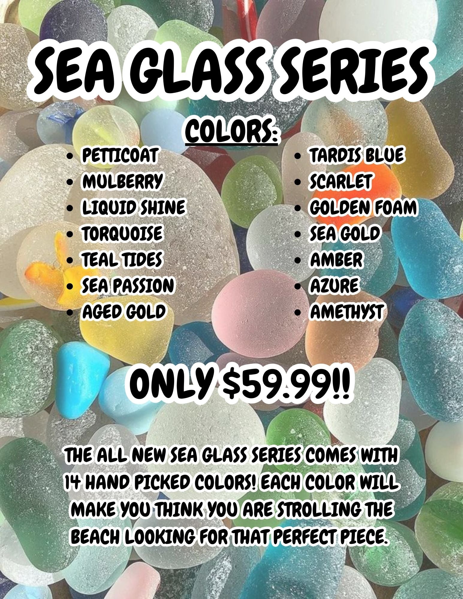 Sea Glass Alcohol Ink Series!